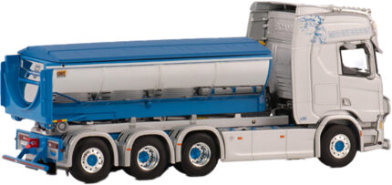 SCANIA R Highline 8x4 porteur amplirol avec container à asphalt – Image 3