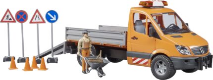 MERCEDES Sprinter de chantier avec personnage et accessoires de chatiers – Image 2