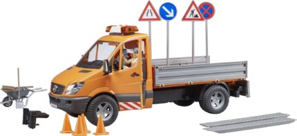 MERCEDES Sprinter de chantier avec personnage et accessoires de chatiers – Image 5