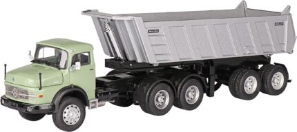 MERCEDES LAS 2624 6x4 avec benne 2 essieux MEILLER