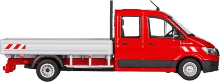MAN TGE Camionnette de chantier, rouge – Image 3