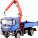 MAN TGS 4x2 avec plateau ridelle et grue de chargement