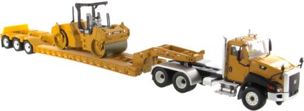 CATERPILLAR CT660 6x4 avec remorque porte-engis et comptacteur CAT CB-534D – Image 2