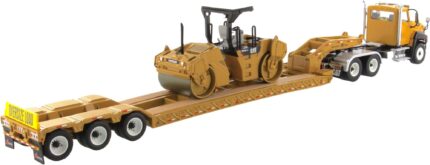 CATERPILLAR CT660 6x4 avec remorque porte-engis et comptacteur CAT CB-534D – Image 3