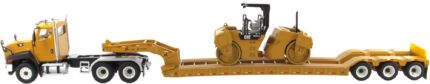 CATERPILLAR CT660 6x4 avec remorque porte-engis et comptacteur CAT CB-534D – Image 4