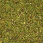 Fibre 2,5 mm : Herbe vert fleuri, 20g