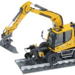 LIEBHERR A922 Pelle férrovière sur rails