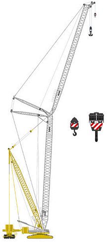 LIEBHERR LR-1600 Grue à flèches