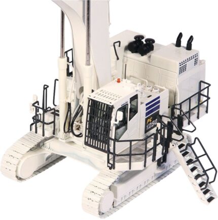 KOMATSU PC1250-11 Pelle sur chenilles avec atache rapide et accessoires adaptables, Excavatrice, Blanche – Image 3