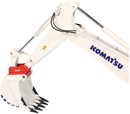 KOMATSU PC1250-11 Pelle sur chenilles avec atache rapide et accessoires adaptables, Excavatrice, Blanche – Image 4