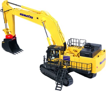 KOMATSU PC1250-11 Excavatrice avec attache rapide et 2 godets
