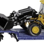 MAN Porte-engins avec chargeuse JCB