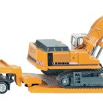 MAN TG 4 essieux avec porte-engins 3 essieux et LIEBHERR R974