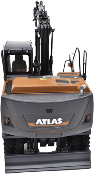 ATLAS 160W Pelle sur pneus jumelées MITAS – Image 5
