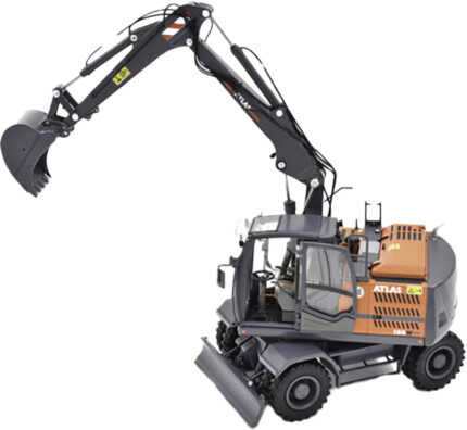 ATLAS 160W Pelle sur pneus jumelées MITAS – Image 6