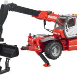Chargeur télescopique MANITOU MRT 2150 avec accessoires