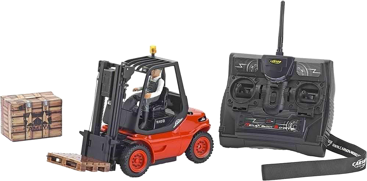 CARS7093 LINDE H40 Chariot élévateur, Radio Commandé 2,4 GHZ -Prêt à rouler- – Image 1