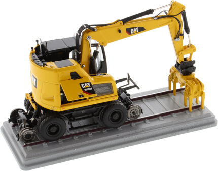 CATERPILLAR M323F Pelle ferovière, jaune securité – Image 4