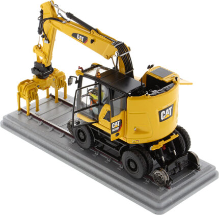 CATERPILLAR M323F Pelle ferovière, jaune securité – Image 3