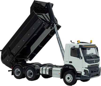 VOLVO FMX 6X4 benne, blanc et noir – Image 2