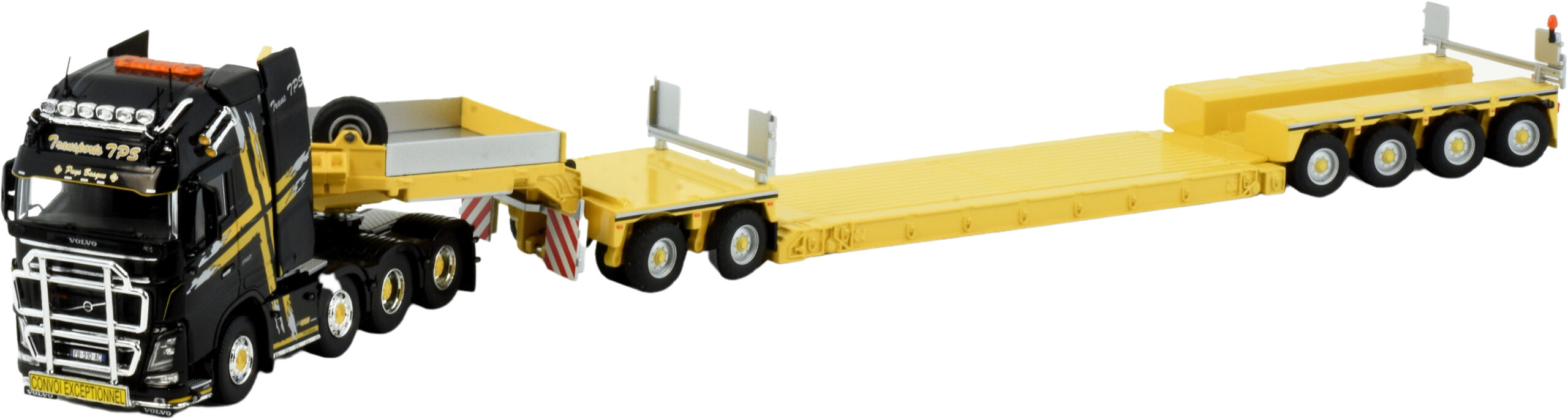 TEKN82626 VOLVO FH Globetrotter 8x4 avec remorque porte-engins 2+4 essieux – Image 1