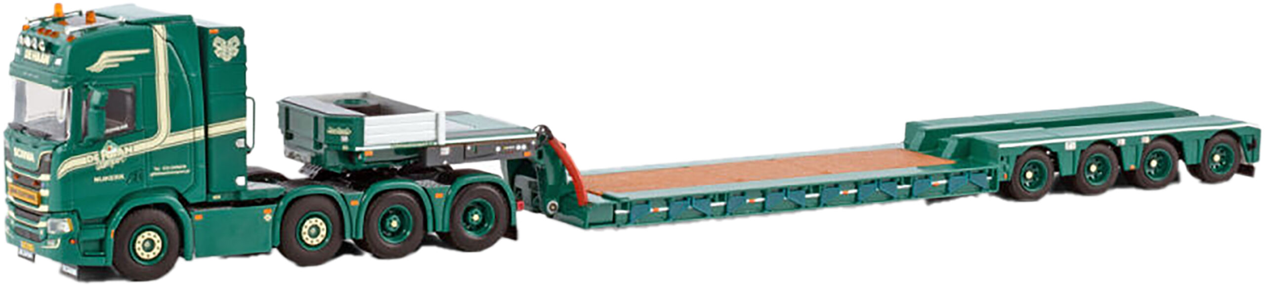 WSI01-4062 SCANIA R Highline 8x4 avec remorque porte-engins 4 essieux – Image 1