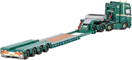 SCANIA R Highline 8x4 avec remorque porte-engins 4 essieux – Image 4