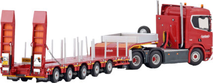 SCANIA R Normal 6x4 avec remorque porte-engins à rampes 5 essieux – Image 3