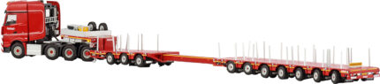 MERCEDES Actros GigaSpace 8x4 avec remorque porte-engins 3+7 essieux – Image 3