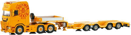 SCANIA S Highline 6x2 avec remorque porte-engins 4 essieux