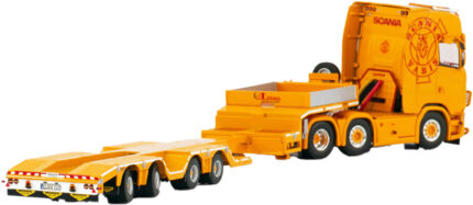 SCANIA S Highline 6x2 avec remorque porte-engins 4 essieux – Image 4