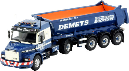 SCANIA 143 Torpedo 6x2 avec benne 3 essieux