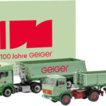 Coffret MAN TGS et MERCEDES benne