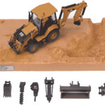 CAT 420F2 IT Tractopellesur diorama