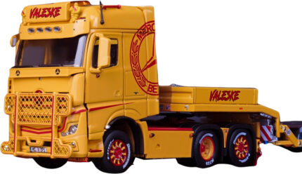 MERCEDES Actros GigaSpace 6x2 avec remorque porte-engins 3 essieux VALESKE – Image 3