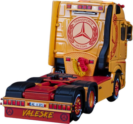 MERCEDES Actros GigaSpace 6x2 avec remorque porte-engins 3 essieux VALESKE – Image 4