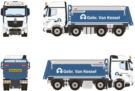 MERCEDES Actros MP4 StreamSpace 8x2 benne – Image 5