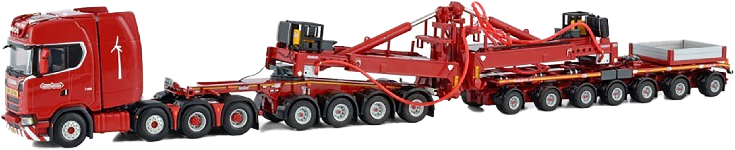 WSI5985444 SCANIA S Highline 8x4 avec remorque porte-tubes à éolienne 4+7 essieux – Image 1