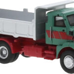 VOLVO N10 6x4 benne, vert et gris