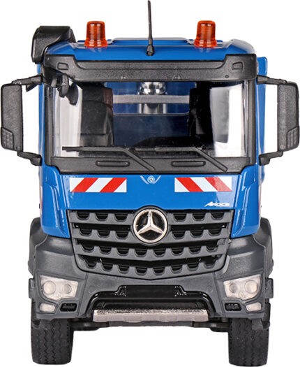 MERCEDES Arocs 4x2 avec benne basculante SCHMITZ 3 essieux, bleu – Image 4