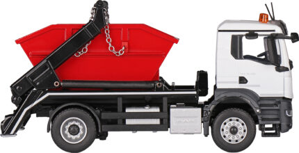 MAN TGS NN 4x2 avec container déposable, rouge et blanc – Image 3