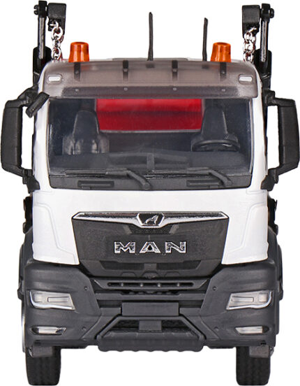 MAN TGS NN 4x2 avec container déposable, rouge et blanc – Image 4