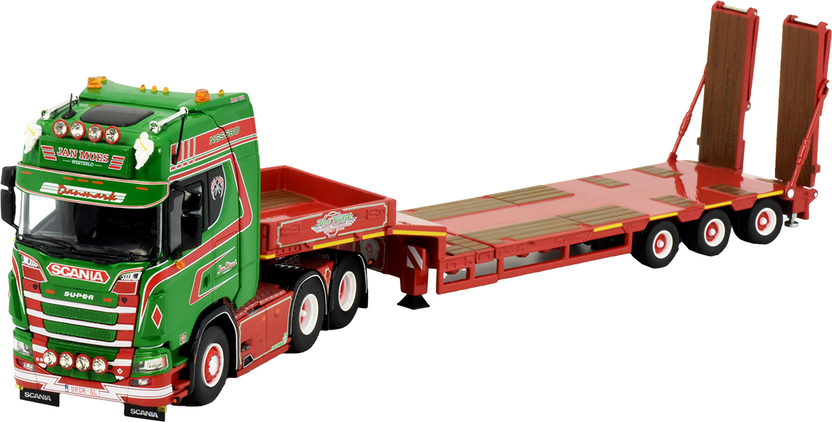 TEKN85272 SCANIA S Highline 6x2 avec remorque porte-engins 3 essieux – Image 1