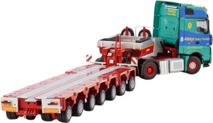 MERCEDES Arocs MP4 Big Space 6x4 avec remorque porte-engins SCHEURLE – Image 4