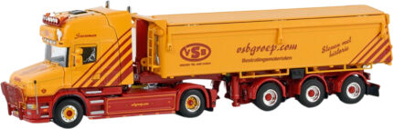 SCANIA T4 Topline 4x2 avec benne basculante 3 essieux