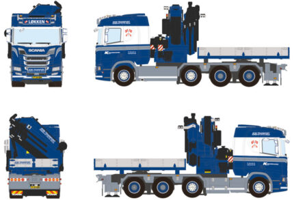 SCANIA R Normal 8x2 plateau et grue FASSI 1100 – Image 5