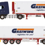 DAF XG+ 4x2 avec benne vrac basculante 3 essieux