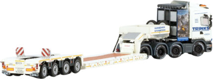 SCANIA R6 8x4 avec remorque porte-engins 4 essieux – Image 3