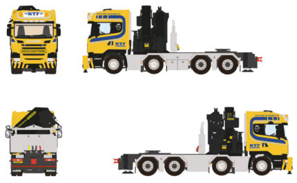 SCANIA Streamline Highline 8x4 avec grue PALFINGER PK92002 SH – Image 5