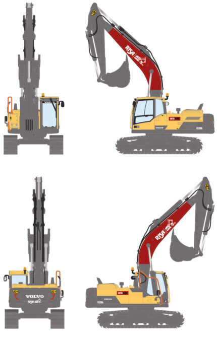 VOLVO EC220D Excavatrice sur chenilles – Image 3